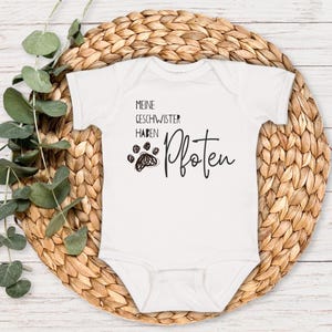 Babypakje broertjes en zusjes hebben pootjes, babycadeau, geboortecadeau baby, verrassingsbaby, zwangerschapsaankondiging, hond, kattenliefhebber