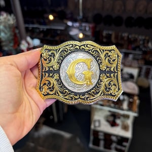 Letter G Belt Buckle - Etsy display picture 1
