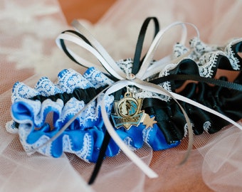 House Divided Lace Wedding Garter