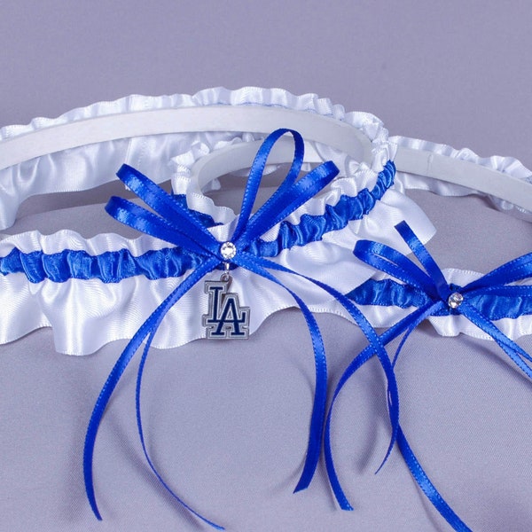 Los Angeles Dodgers Wedding Garter Set