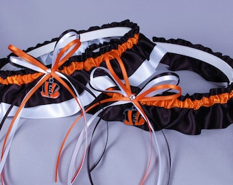 Cincinnati Bengals Wedding Garter Set