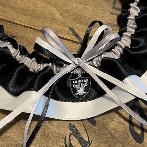 Las Vegas Raiders Wedding Garter image 1