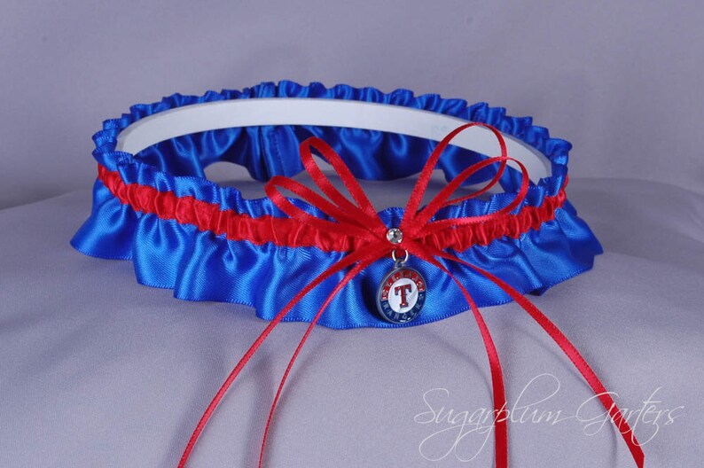 Texas Rangers Wedding Garter