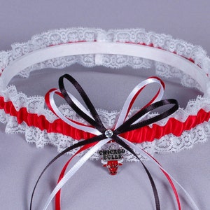 Chicago Bulls Lace Wedding Garter