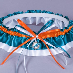 Miami Dolphins Wedding Garter image 2