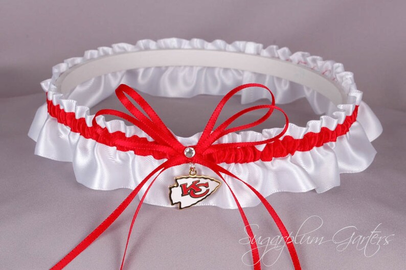 Kansas City Chiefs Wedding Garter Set