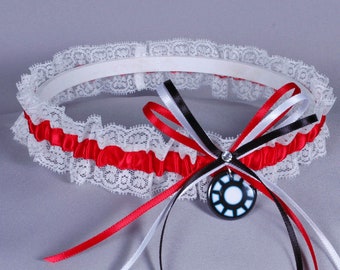 Iron Man Lace Wedding Garter