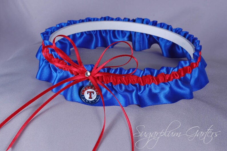 Texas Rangers Wedding Garter