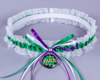 Hulk Lace Wedding Garter