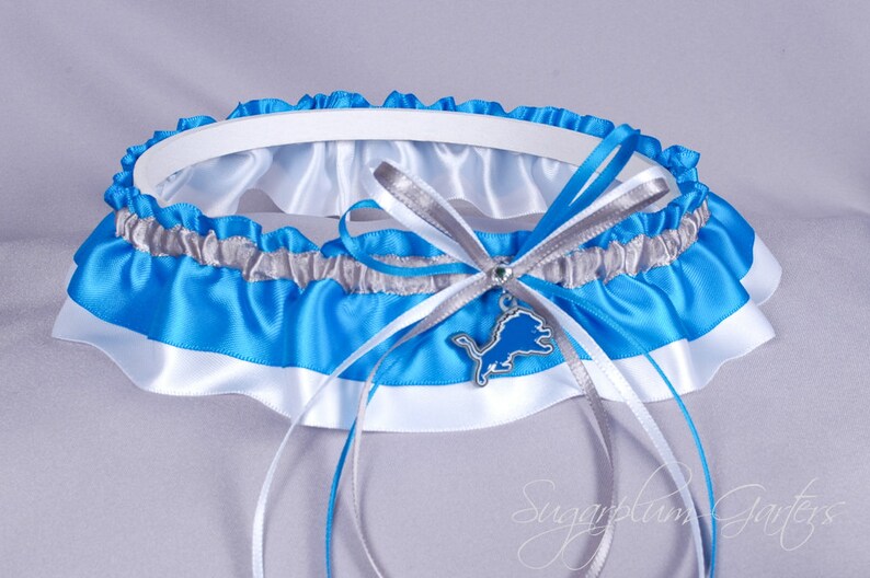 Detroit Lions Wedding Garter Set