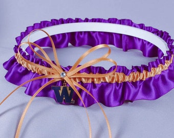 University of Washington Huskies Wedding Garter