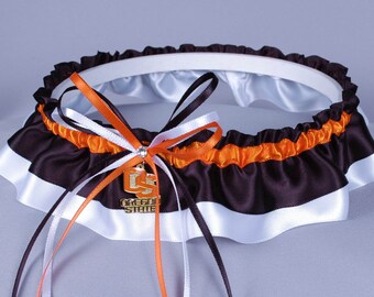 Oregon State University Beavers Wedding Garter