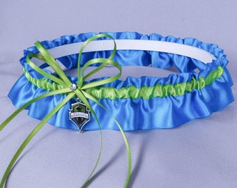 Seattle Sounders Wedding Garter