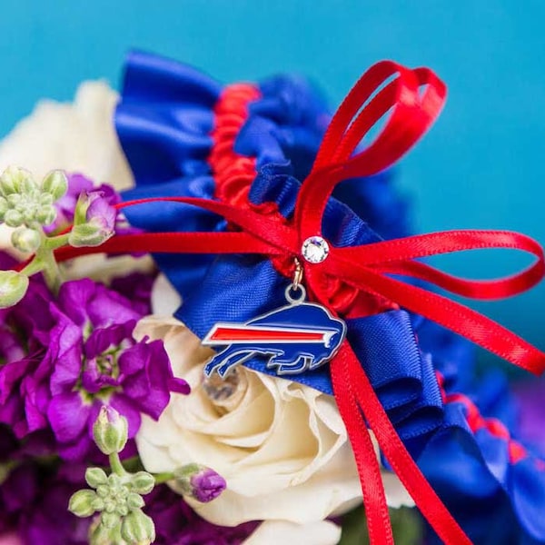 Buffalo Bills Wedding Garter