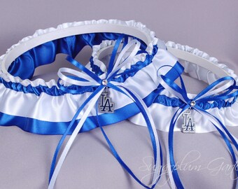 Los Angeles Dodgers Wedding Garter Set