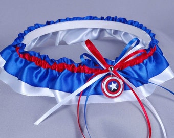 Captain America Wedding Garter