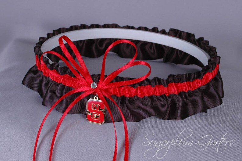 North Carolina State University Wolfpack Wedding Garter Set