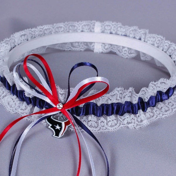 Houston Texans Lace Wedding Garter