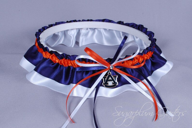 Auburn University Tigers Wedding Garter Set