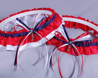 Boston Red Sox Wedding Garter Set