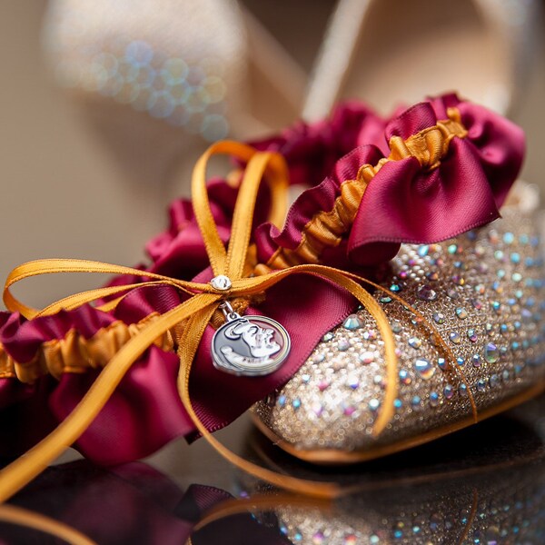 Florida State University Seminoles Wedding Garter