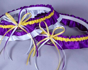 Baltimore Ravens Wedding Garter Set