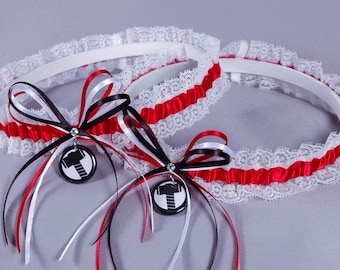 Thor Lace Wedding Garter Set
