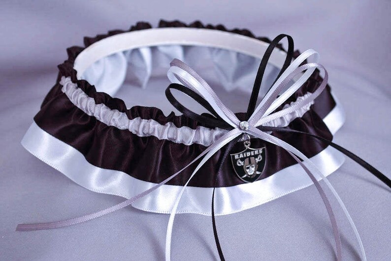 Las Vegas Raiders Wedding Garter image 2