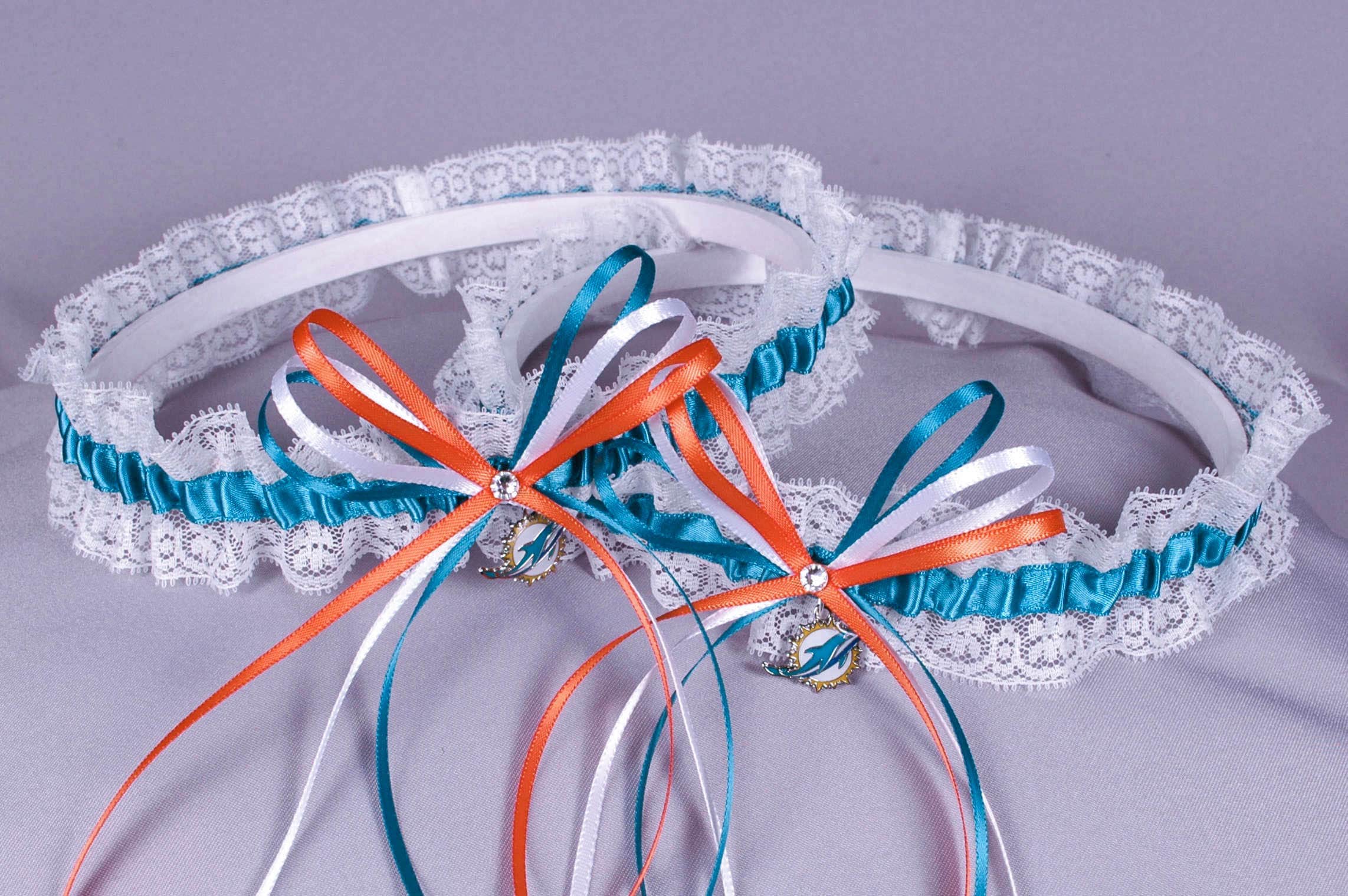 Miami Dolphins Wedding Garter - Etsy Miami Dolphins Wedding Garter - Etsy