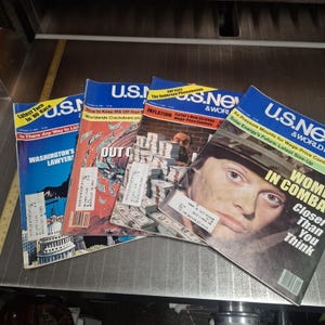 March 1980 VINTAGE U.S. News & World Report Magazine Bundle of 4