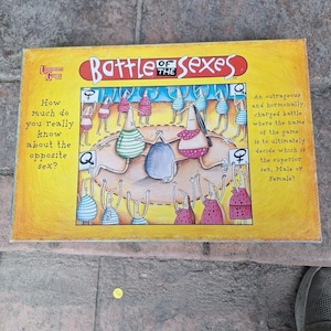 Battle of the Sexes Board Game 1997 University Games Vintage