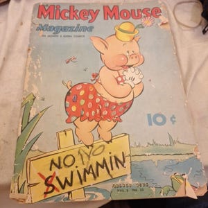 1938 Mickey Mouse - Etsy Canada