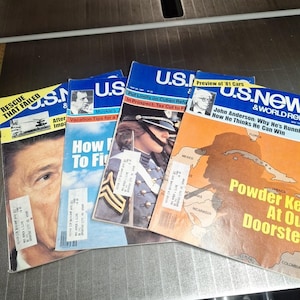 May 1980 VINTAGE U.S. News & World Report Magazine Bundle of 4