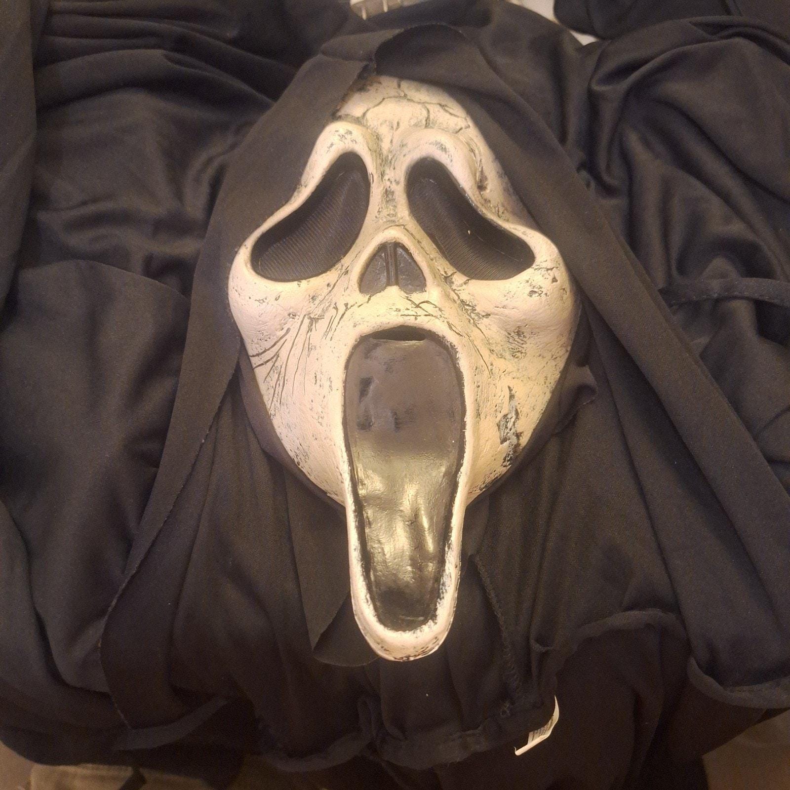 Kit De Disfraz Scream – Máscara Y Cuchillo De Goma Con Licencia Original Fun World