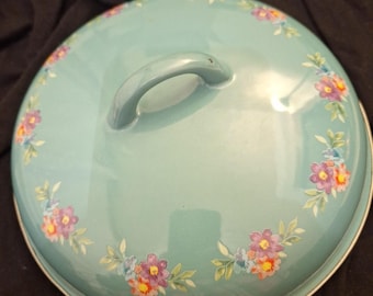 Tapa esmaltada de 25 cm (10 pulgadas) con diseño de ramo de flores vintage de The Pioneer Woman