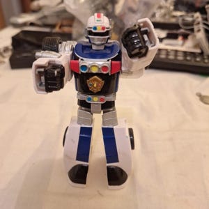 Vintage Power Rangers Turbo - Robo Racer Megazord 5” Action Figure Bandai 1997
