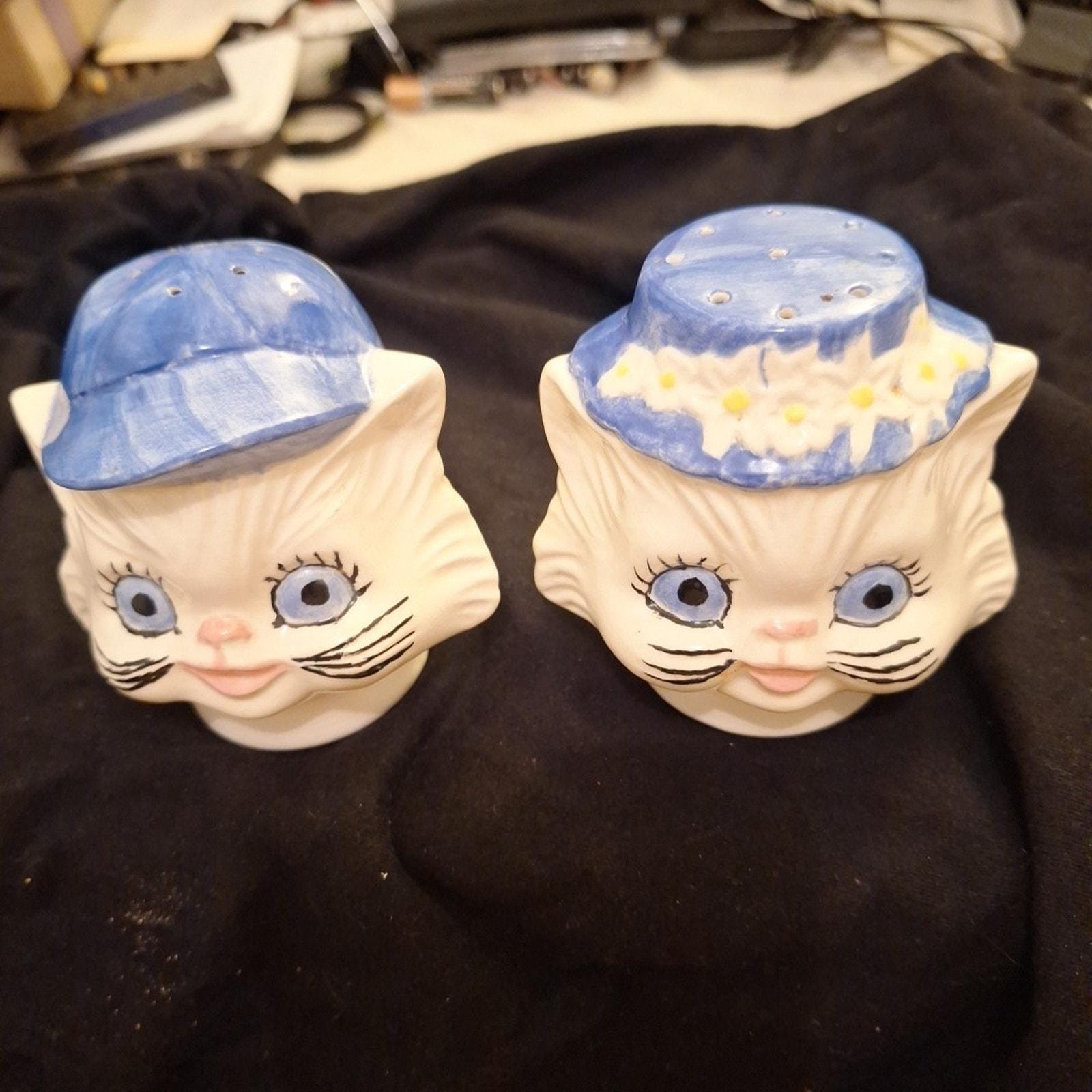 美品 Lefton レフトン ミス プリス キティ キャット クッキージャー Lefton Miss Priss Kitty Cat Cookie Jar #1502 NO Lid!/ Super Cute