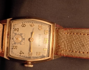 BULOVA 1940s TANK WATCH