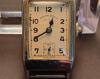 希少なヴィンテージ スイス製手巻き West End Watch Co Sillidar 