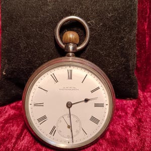 SILBER A.W.W. CO WALTHAM Taschenuhr