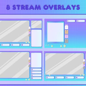 Cute Tetris Game Twitch Animated Stream Pack | Overlay Package | Twitch ...