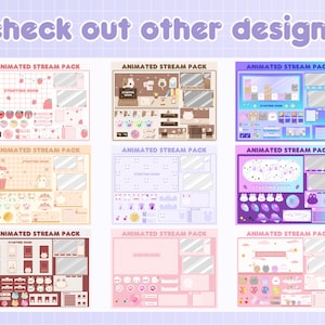 Peach Theme Twitch Animated Stream Package | Overlay Package | Twitch ...