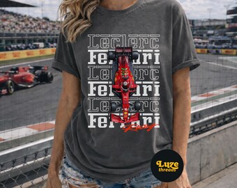 Charles Leclerc Ferrari F1 Shirt | Formula 1 Shirt | Formula One Racing Tee