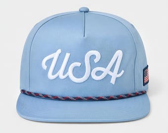 USA Hat, World Cup 2026 Embroidered USA Soccer Cap with USA Flag, Limited Stock