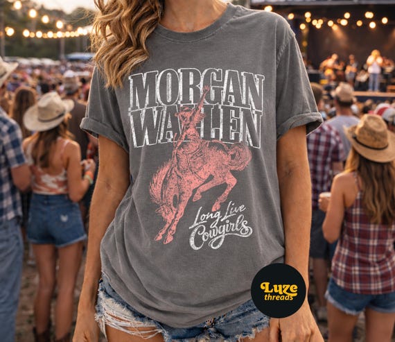 Vintage Morgan Wallen Long Live Cowgirls Shirt, Morgan Wallen Country Music Tee, Morgan Wallen Merch T-Shirt, Morgan Wallen Fan Gift