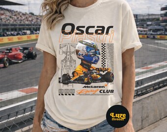 Oscar Piastri McLaren F1 Shirt | Formula 1 Shirt | Formula One Racing Tee