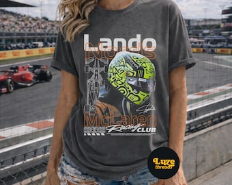 Camiseta de Lando Norris McLaren F1 / Camiseta de Fórmula 1 / Camiseta de carreras de Fórmula 1