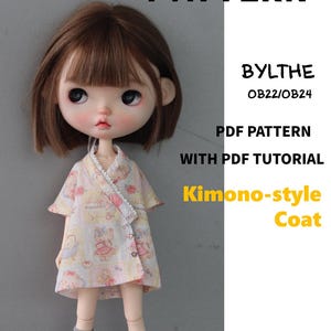 Naaipatroon kimonopoppenjas: Wabi-Sabi-stijl (pdf-download) Past Blythe, OB22, OB24