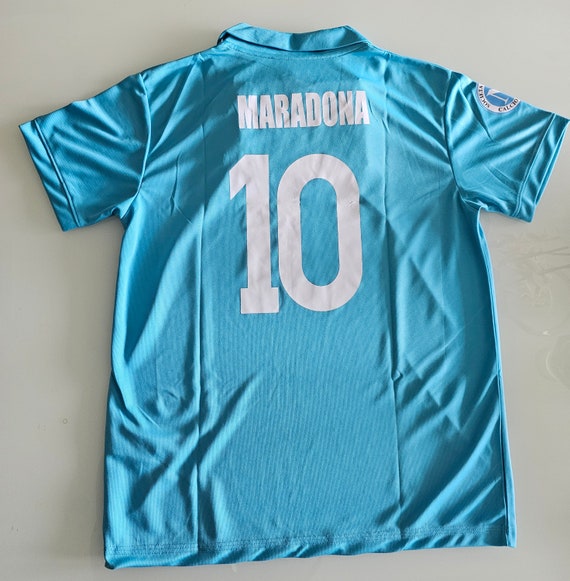 New Maradona Napoli Retro Soccer Jersey All Sizes Available New Maradona Napoli Retro Soccer Jersey All Sizes Available