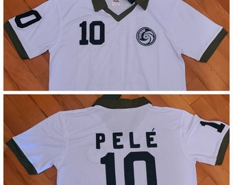 New Pele Cosmos Retro Soccer Jersey all sizes available